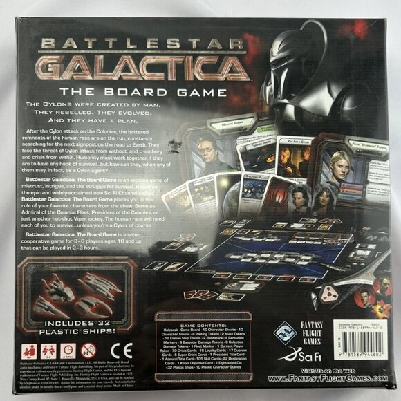 Rare Battlestar Galactica The Board Game (OUT OF PRINT) by Fantasy Flight Games - Picture 2 of 5